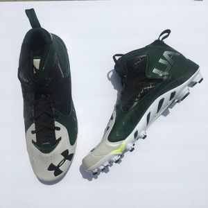 NEW Under Armour Clutchfit Spine Cleat Green